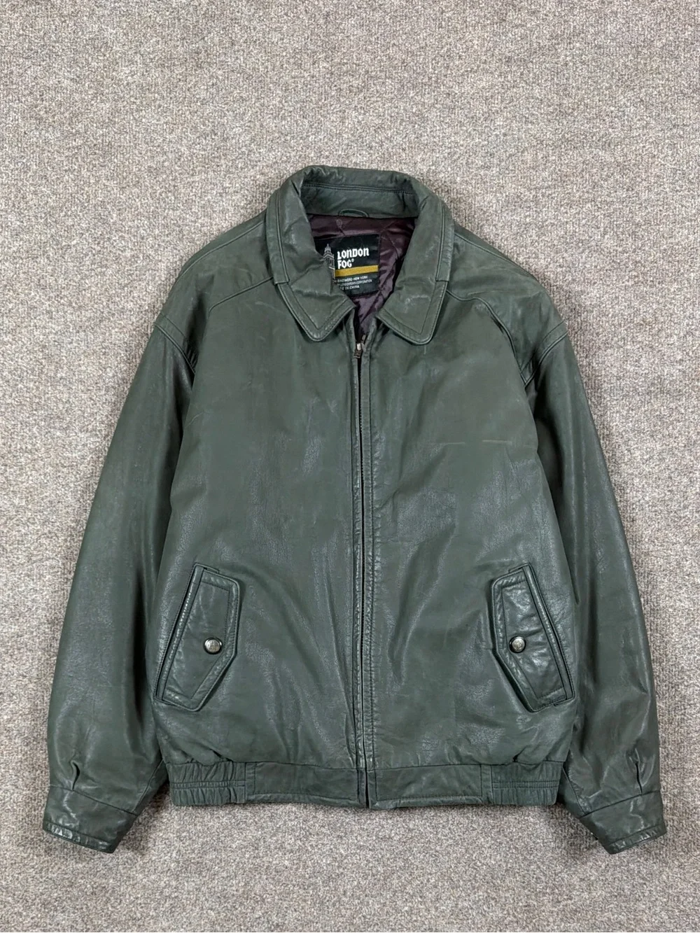 London Fog exterior leather